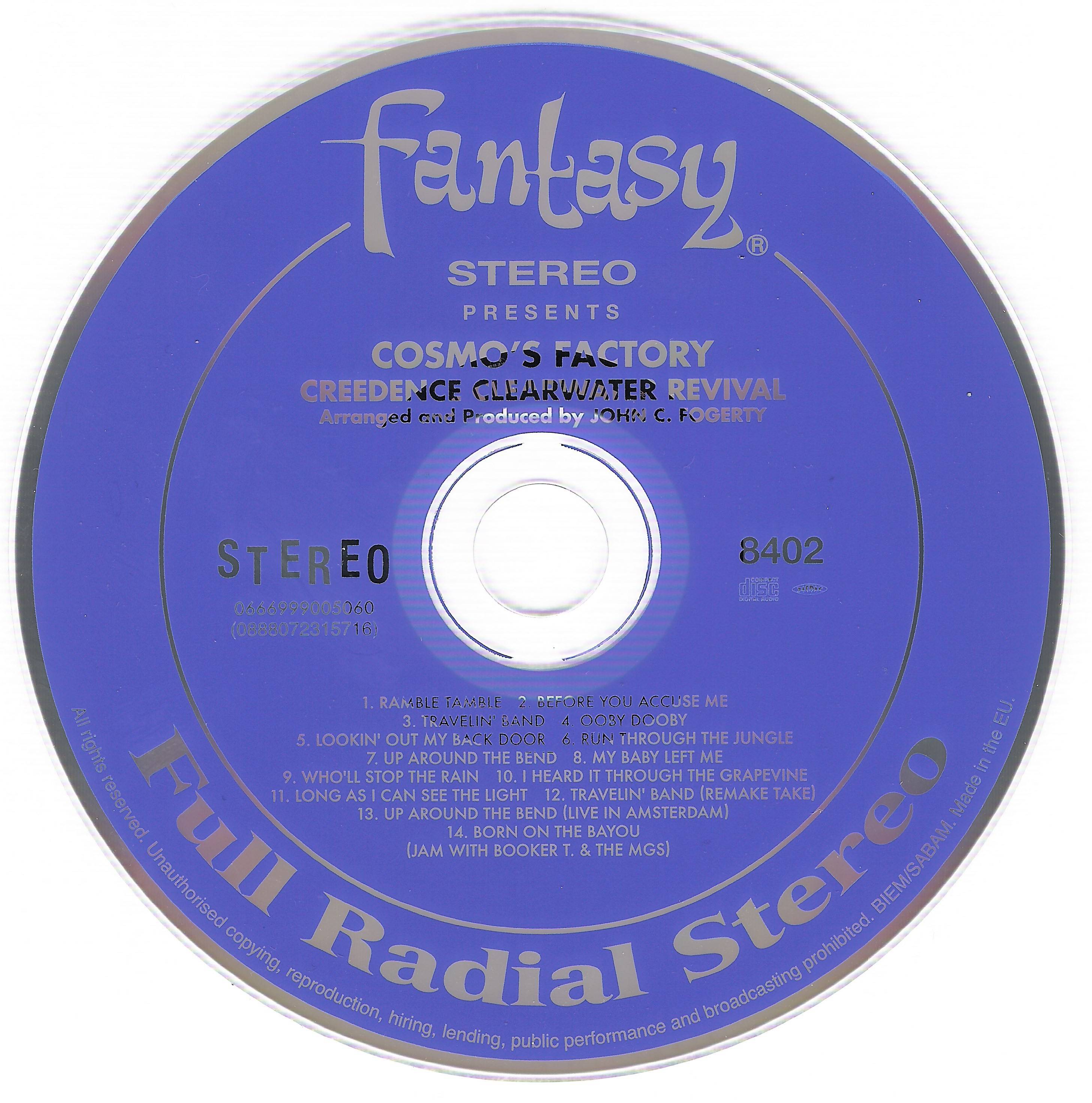 Creedence Clearwater Revival 40th Anniversary Box Cosmos Factory : CD